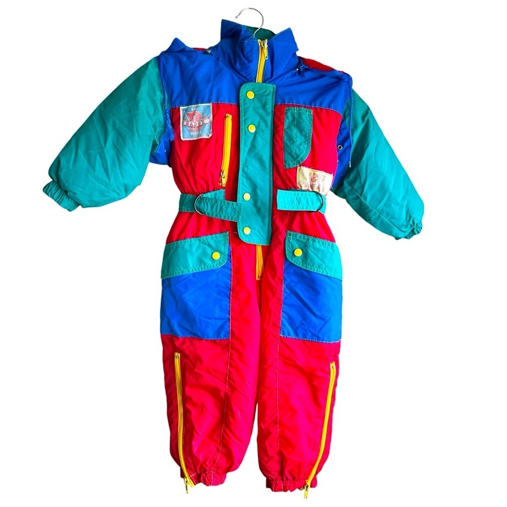 Badge Retro Snowsuit  Vintage Toddler Size 2